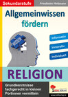 Buchcover Allgemeinwissen fördern RELIGION