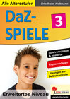 Buchcover DaZ-Spiele in drei Niveaustufen 3