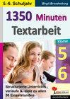 Buchcover 1350 Minuten Textarbeit / Klasse 5-6