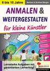 Buchcover Anmalen und weitergestalten für kleine Künstler