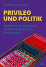 Buchcover Privileg und Politik
