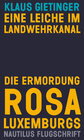 Buchcover Eine Leiche im Landwehrkanal