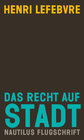 Buchcover Das Recht auf Stadt