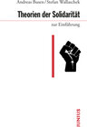 Buchcover Theorien der Solidarität zur Einführung