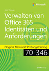 Buchcover Verwalten von Office 365-Identitäten und -Anforderungen
