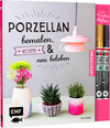 Buchcover Porzellan bemalen, verzieren und neu beleben – Das Set mit 2 original Marabu Porcelain & Glas Stiften