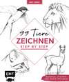 Buchcover Kunst Kompakt: 99 Tiere zeichnen Step by Step
