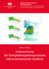 Buchcover Untersuchung der Energiedissipationsprozesse mikromechanischer Systeme