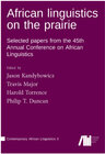 Buchcover African linguistics on the prairie