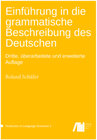 Buchcover Einführung in die grammatische Beschreibung des Deutschen