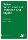 Buchcover Dative constructions in Romance and beyond