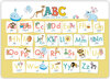 Buchcover Hochwertiges ABC-Mini-Lernposter der Tiere (32,4 x 45,8 cm): Stabiler Karton, folienbeschichtet, abwischbar.