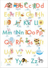 Buchcover ABC Poster 70,7x100 cm | Alphabet spielerisch mit Tieren lernen | Das ABC-Lernposter mit Groß- und Kleinbuchstaben |