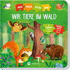 Buchcover Puzzlekettenbuch Wir Tiere im Wald