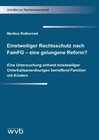 Buchcover Einstweiliger Rechtsschutz nach FamFG – eine gelungene Reform?