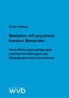 Buchcover Mediation mit psychisch kranken Menschen