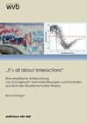 Buchcover „It’s all about interactions“