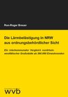 Buchcover Die Lärmbelästigung in NRW aus ordnungsbehördlicher Sicht