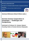 Buchcover German-Iranian Cooperation in Geography — Challenges and Perspectives