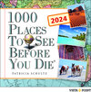 Buchcover 1.000 Places to see before you die Kalender 2024 – In 365 Tagen um die Welt reisen
