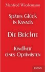 Buchcover Spätes Glück in Kanada