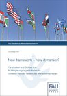 Buchcover New framework - new dynamics? Partizipation und Einfluss von Nichtregierungsorganisationen im Universal Periodic Review 