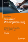 Buchcover Basiswissen Web-Programmierung