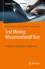 Buchcover Text Mining: Wissensrohstoff Text
