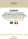 Buchcover Lexikon Unterrichtung nach § 34a GewO Sachkundeprüfung nach § 34a GewO Waffensachkundeprüfung nach § 7 WaffG – Deutsch -