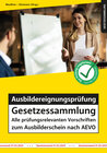 Buchcover Ausbildereignungsprüfung Gesetzessammlung