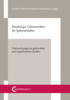 Buchcover Hamburger Lebenswelten im Spätmittelalter