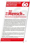 Buchcover Weil der Mensch ein Mensch ist – Marxismus & Abolitionismus