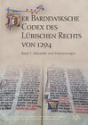 Buchcover Der Bardewiksche Codex des Lübischen Rechts von 1294