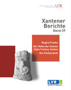 Buchcover Xantener Berichte Band 39