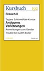 Buchcover Antigones Verletzungen