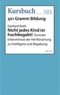 Buchcover Nicht jedes Kind ist hochbegabt!