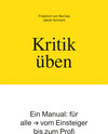 Buchcover Kritik üben