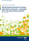 Buchcover Work-based learning in tertiary education in Europe - examples from six educational systems