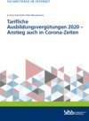 Buchcover Tarifliche Ausbildungsvergütungen 2020 – Anstieg auch in Corona-Zeiten