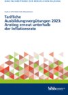 Buchcover Tarifliche Ausbildungsvergütungen 2023