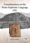 Buchcover Considerations on the Proto-Euphratic Language (PE)