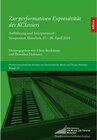 Buchcover Zur performativen Expressivität des KClaviers / Allitera Verlag