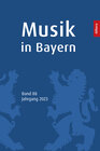 Buchcover Musik in Bayern. Band 88. Jahrgang 2023