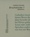 Buchcover Bruchstücke 7