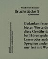 Buchcover Bruchstücke 5