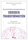 Buchcover Vom betrieblichen Umweltschutz zur großen Transformation