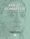 Buchcover Kreuzschraffur mit Feder, Stift und Tusche.