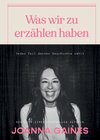 Buchcover Was wir zu erzählen haben