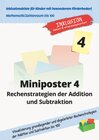 Buchcover Miniposter 4 Rechenstrategien der Addition und Subtraktion