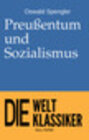 Buchcover Preußentum und Sozialismus